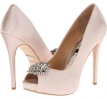 Light Pink Satin Badgley Mischka Pettal for Women (Size 11)