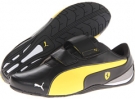Black/Vibrant Yellow PUMA Drift Cat 5 Ferrari AC NM for Men (Size 9)