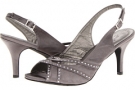 Pewter Satin Annie Vaile for Women (Size 6.5)