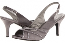 Pewter Satin Annie Vaile for Women (Size 9.5)