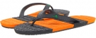 Charcoal/Orange Sanuk Tiki Block for Men (Size 9)