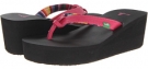 Fuchsia Sanuk Springwater Wedge for Women (Size 7)