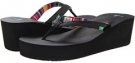 Black Sanuk Springwater Wedge for Women (Size 6)