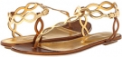 Var. New Gold Sergio Rossi Mermaid for Women (Size 9)
