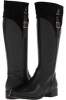 Black/Black Velvet Suede Annie Tula for Women (Size 6.5)