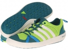 Solar Slime/Chalk/Solar Blue adidas Outdoor Climacool Boat Lace for Men (Size 11.5)
