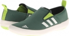 Amazon Green/Chalk/Solar Slime adidas Outdoor Boat Slip-On DLX for Men (Size 9.5)