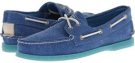 Ocean Blue Sperry Top-Sider A/O 2-Eye Stonewashed for Men (Size 7)