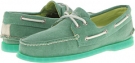 Green Sperry Top-Sider A/O 2-Eye Stonewashed for Men (Size 7.5)