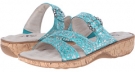 Green/Silver SoftWalk Bal Harbour for Women (Size 6)