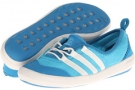 Samba Blue/Chalk/Dark Solar Blue adidas Outdoor Climacool Boat Sleek for Women (Size 7)