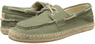 Olive Sperry Top-Sider Espadrille 2-Eye Canvas for Men (Size 7)