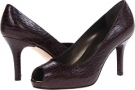 Espresso Ostrich Stuart Weitzman Cappolis for Women (Size 8.5)