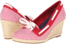 Red Engineer Stripe Sperry Top-Sider Clarens for Women (Size 5.5)