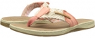 Coral/Ivory Sperry Top-Sider Parrotfish for Women (Size 6)