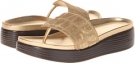 Gold Donald J Pliner FiFi13 for Women (Size 7)