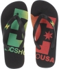 Rasta Gradient DC Spray Logo for Men (Size 10)