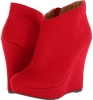 Red Suede Michael Antonio Cane Suede for Women (Size 8)