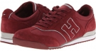 Dark Red Leather Tommy Hilfiger Claremont for Men (Size 8.5)