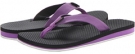 Purple/Black Teva Original Flip for Women (Size 6)