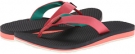 Coral/Teal Teva Original Flip for Women (Size 9)