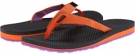 Orange/Purple Teva Original Flip for Women (Size 8)