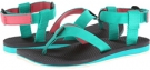 Teal/Coral Teva Original Sandal for Women (Size 6)