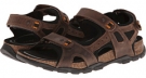 Brown Aetrex Largo Adjustable Quarter Strap for Men (Size 9.5)