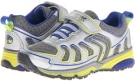 Silver/Lime Geox Kids Jr Bernie Boy 1 for Kids (Size 9)