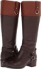 Brown/Cognac Bandolino Carerina Wide Calf for Women (Size 8)