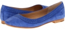 Blue Sunwash Nubuck Frye Esther Ballet for Women (Size 5.5)