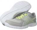 Steel/Flat Grey/Lemon Zest/White Reebok Walkfusion RS Leather for Women (Size 9.5)