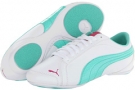 White/Electric Green PUMA Janine Dance NM for Women (Size 9.5)