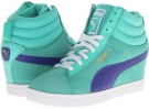 Electric Green PUMA Puma Classic Wedge for Women (Size 6)