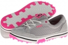 Light Grey/Vibrant Pink Crocs Drayden for Women (Size 5)