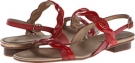 Red Nappa/Red Smack Met Patent/Red E-Prt Vaneli Belle for Women (Size 5)