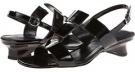 Black Smack Met Patent/Clear Vinyl Vaneli Berdine for Women (Size 9.5)