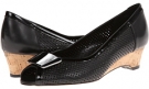 Black Nappa/Black Smack Met Patent Vaneli Bonnee for Women (Size 9.5)