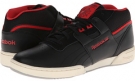 Black/Stadium Red/Graphite/Sandtrap Reebok Lifestyle Workout Mid Clean RE for Men (Size 11.5)