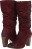 Burgundy Suede Steve Madden Lorreta for Women (Size 6.5)