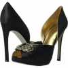 Black Satin Nine West Adorette for Women (Size 6)