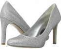 Silver Fabric Nine West Gramercy for Women (Size 7)