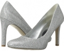 Silver Fabric Nine West Gramercy for Women (Size 6.5)