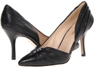 Black Leather Nine West Guetette for Women (Size 7)