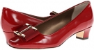 Red Smack Met Patent/Mtch Gg/Gold Trim Vaneli Dannel for Women (Size 8.5)