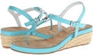 Turquoise Nappa Vaneli Kedar for Women (Size 8)