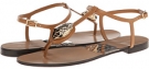 Tan Roberto Cavalli Charm Flat Sandal for Women (Size 7)