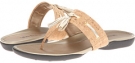 Natural Cork/Platino Met Nappa Vaneli Wanita for Women (Size 7)