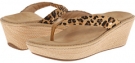 Tan Leopard VIONIC with Orthaheel Technology Grenada for Women (Size 10)