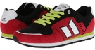 Muted Red/Neon/Black Synthetic Suede & Mesh Macbeth Fischer for Men (Size 7)